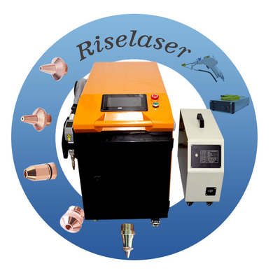 Riselaser Máquina de soldadura por láser de molde continuo portátil para acero inoxidable de aluminio