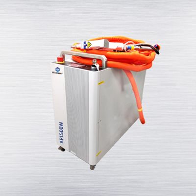 Máquina de soldadura por láser portátil refrigerada por aire de 1500W de la marca GW con longitud de onda de 1070±10nm y garantía de 1 año