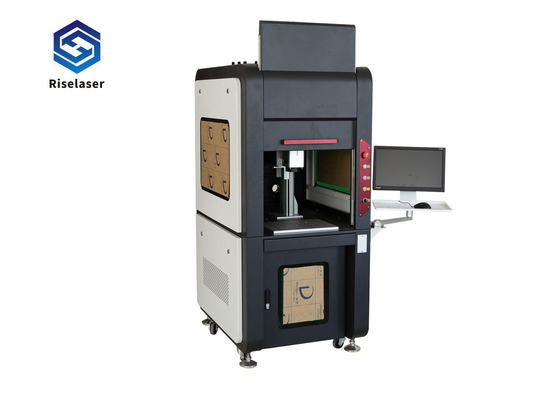 Small Enclosed 3d Fiber Laser Marking Machine Gold Silver Jewelry