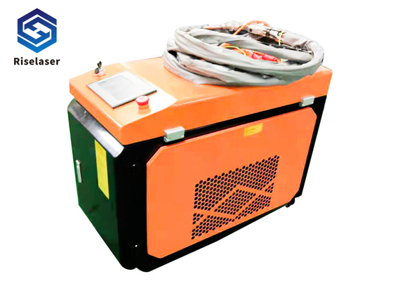 Máquina de soldadura con láser portátil de posición múltiple 1500w 2000w 3000w con enfriador de agua incorporado